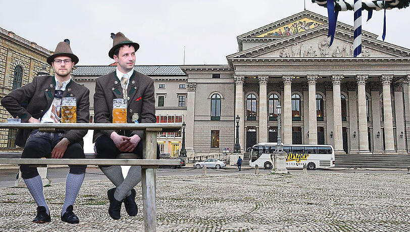Oberbürgermeister Dieter Reiter und die Innenstadtwirte sind sich einig: Der Platz vor der Oper soll autofrei werden und stattdessen dort ein Biergarten entstehen.
