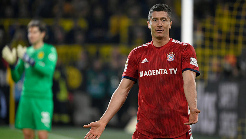 Zwei Tore gegen seinen Ex-Klub - und doch nicht siegreich: Robert Lewandowski.