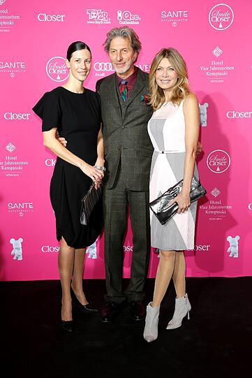 Andrea Kameniczky-Teleky und Rufus Beck mit Ursula Karven