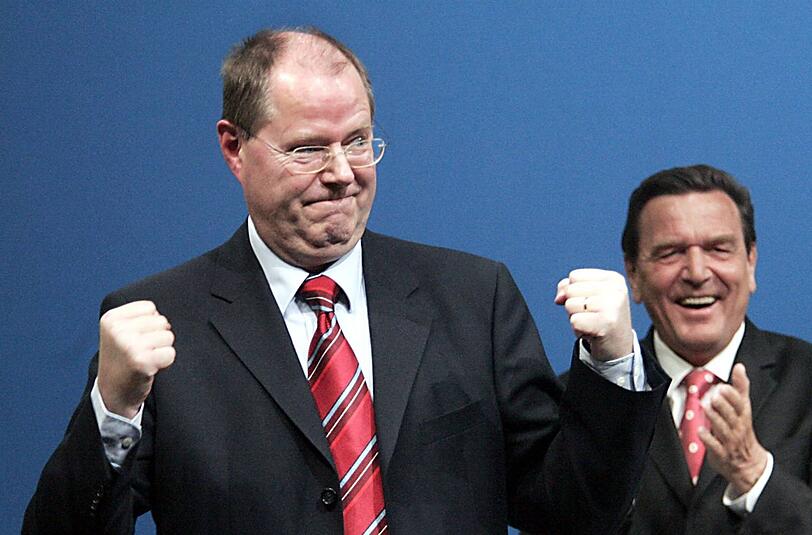 Er ist 65 Jahre alt und Kanzlerkandidat: SPD-Mann Peer Steinbrück