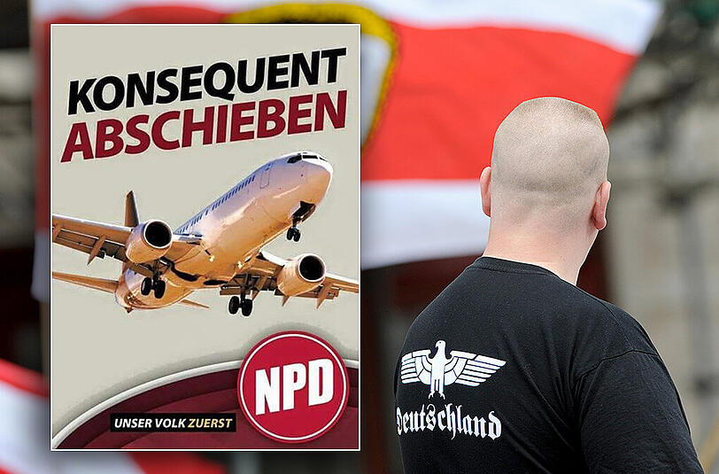 "Konsequent abschieben - das deutsche Volk zuerst" &ndash; mit diesem Spruch auf einem Wahlplakat macht sich die Kölner NPD derzeit zum Gespött.
