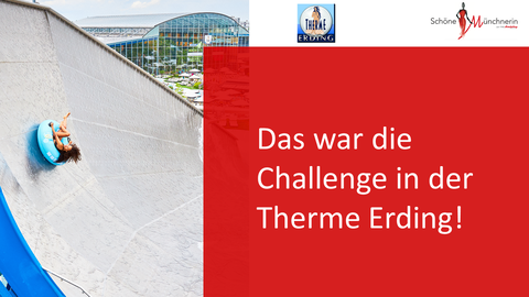 In der größten Therme der Welt zeigte die Schöne Münchnerin, wie sich Action, Eleganz und Beach-Flair optimal verbinden lassen.