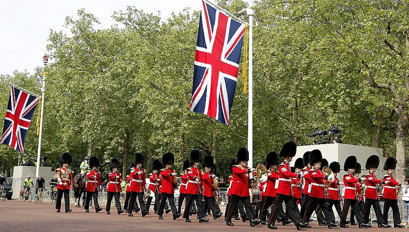 Die Vorbereitungen zur Hochzeit des Jahres in London.