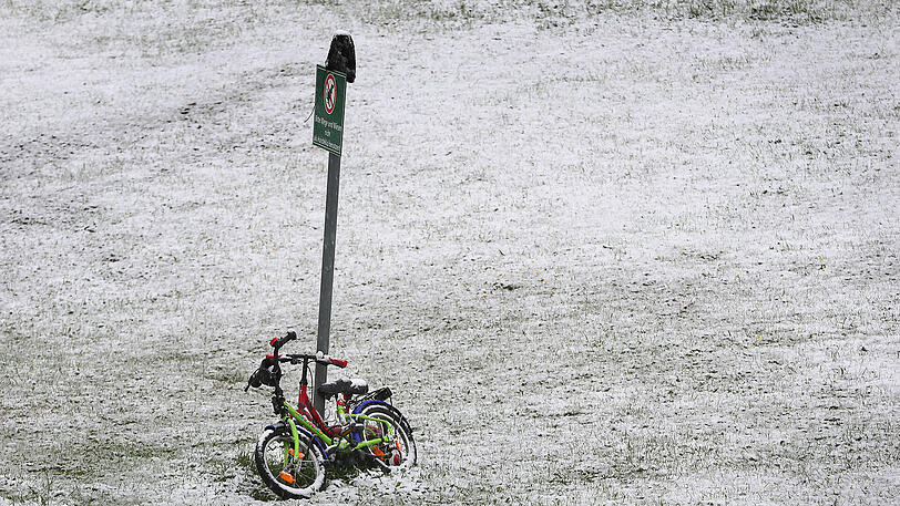 Bereits am Montag hatte es in Franken geschneit.