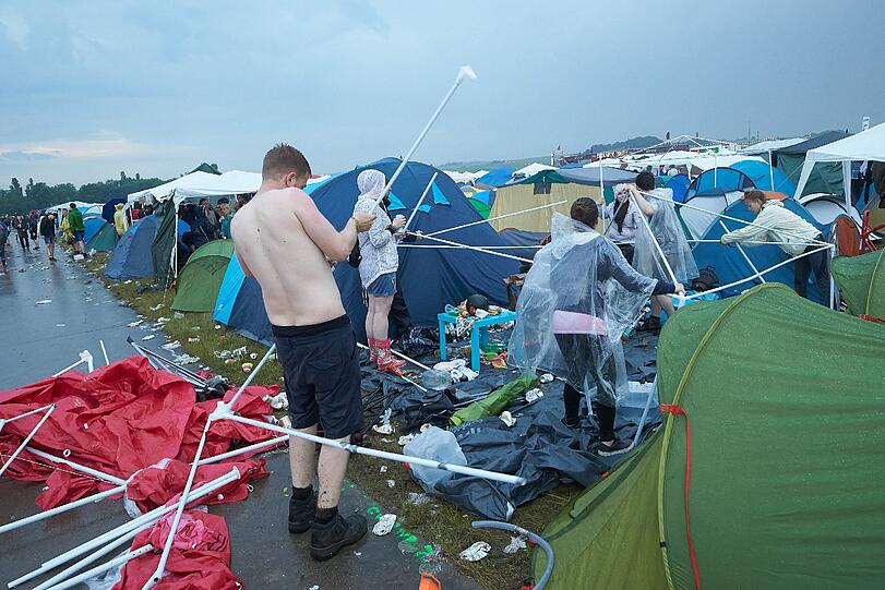 Die Bilder vom ersten Tag des Festivals Rock am Ring 2016 in Mendig.