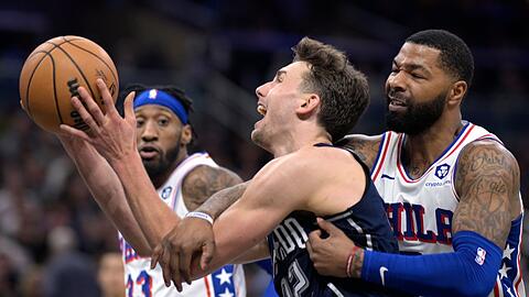 Die Erfolgsserie der Orlando Magic und Franz Wagner (M) ist vorbei.
