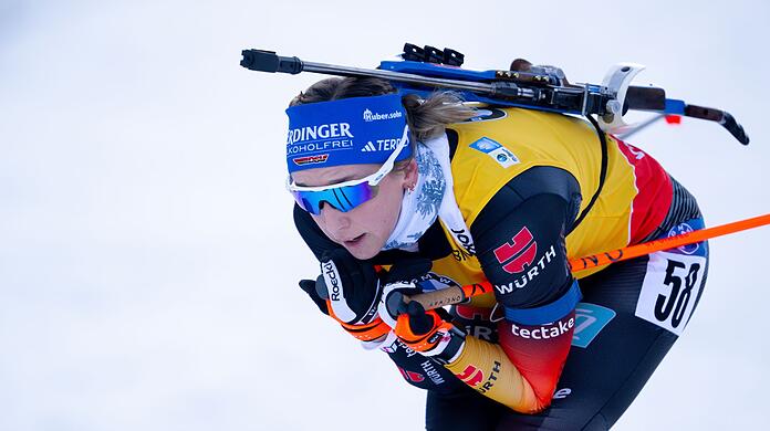 Franziska Preuß bleibt im Gesamtweltcup weiter vorn.