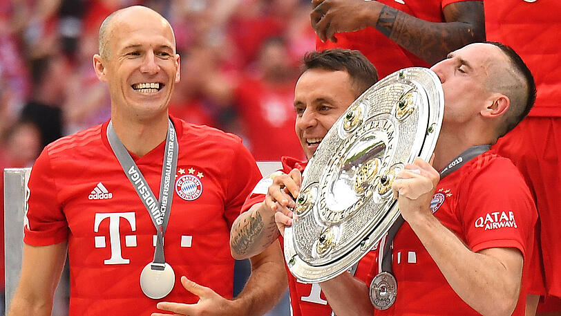 Arjen Robben und Franck Ribéry verabschieden sich beim FC Bayern.