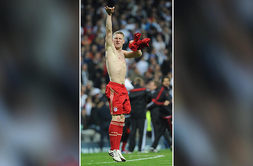 Erst das Tor, dann ein Dreier: Bastian Schweinsteiger.