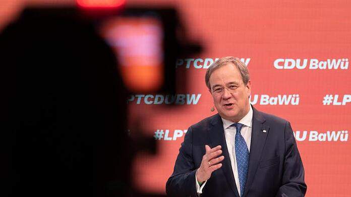"Bei dieser Bundestagswahl geht es um die Richtung der Republik": Armin Laschet.