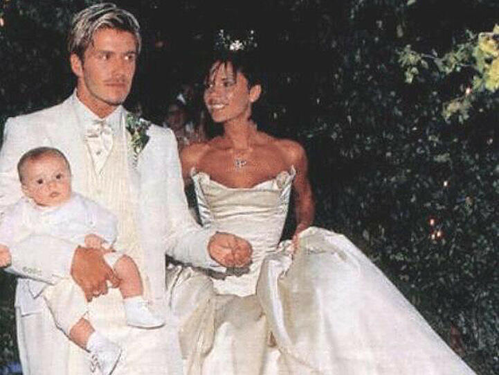 Traumhochzeit: David, Victoria und Brooklyn Beckham