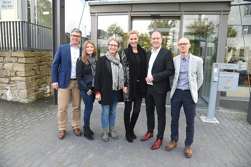 Bettina Wulff bei ihrem Besuch im Lebenszentrum Königsborn in Unna