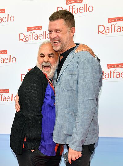Starfriseur Udo Walz (l) und Ehemann Carsten Thamm