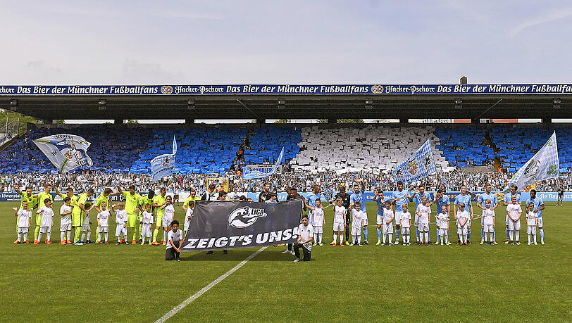 Begrenzte Kapazität: die Stehhalle im Grünwalder Stadion. Begrenzte Kapazität: die Stehhalle im Grünwalder Stadion.