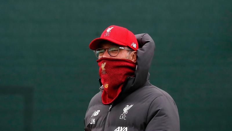 Auf dem Weg zur Meisterschaft mit dem FC Liverpool vom Virus ausgebremst: Trainer Jürgen Klopp. Auf dem Weg zur Meisterschaft mit dem FC Liverpool vom Virus ausgebremst: Trainer Jürgen Klopp.