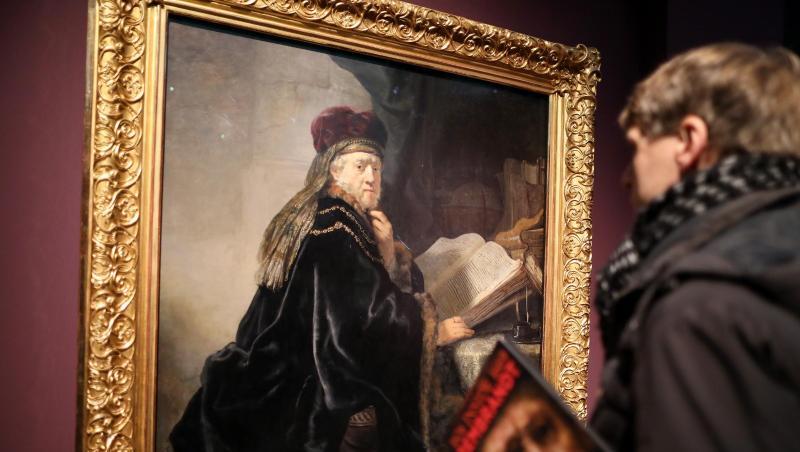 "Der Gelehrte im Studierzimmer" von Rembrandt im Wallraf-Richartz-Museum. "Der Gelehrte im Studierzimmer" von Rembrandt im Wallraf-Richartz-Museum.