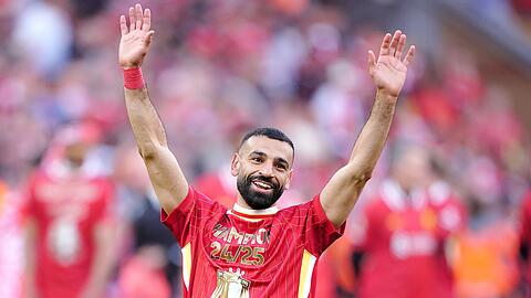 Mit 28 Toren hat Mohamed Salah großen Anteil an Liverpools Meistertitel.