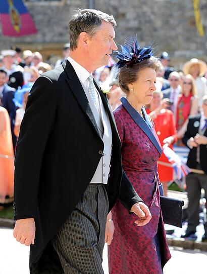 Vizeadmiral Sir Timothy Lawrence und Prinzessin Anne