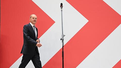 SPD-Kanzlerkandidat Olaf Scholz: "Machen uns gemeinsam an die Arbeit.".