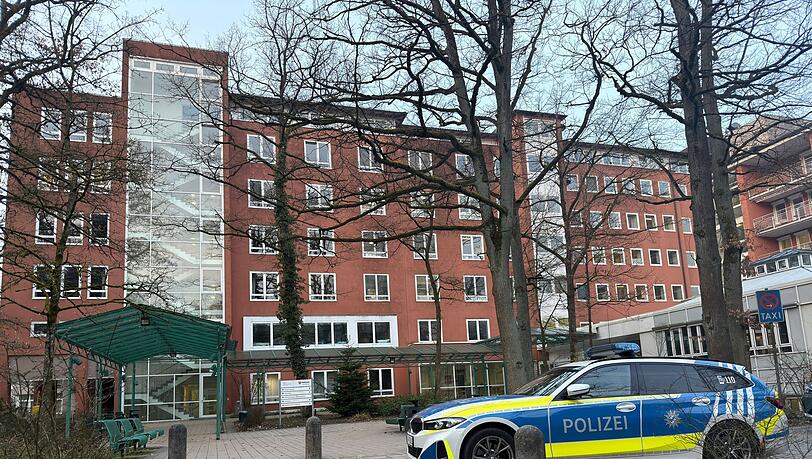 Nach der Schussabgabe war die Notaufnahme des Krankenhauses zun&auml;chst geschlossen.