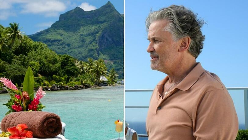 Timothy Peach konnte beim "Traumschiff"-Dreh auf Bora Bora wieder aufatmen. Timothy Peach konnte beim "Traumschiff"-Dreh auf Bora Bora wieder aufatmen.