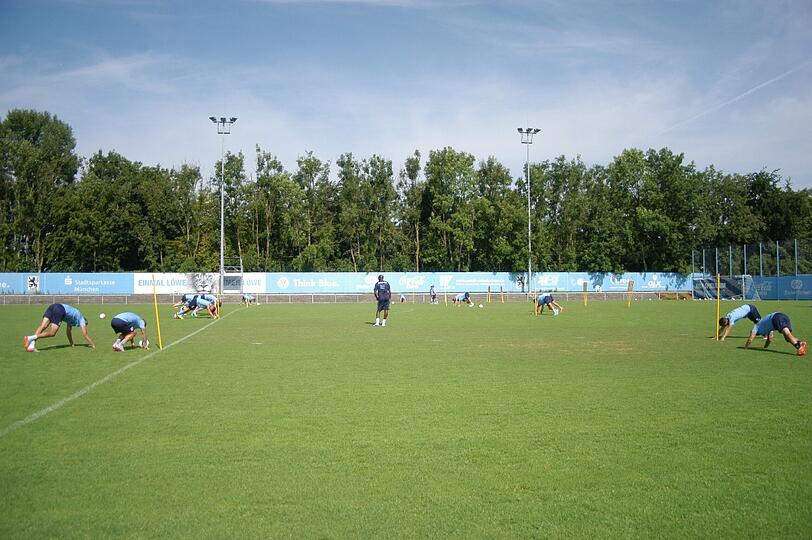 Die Bilder vom Freitagstraining der Löwen.