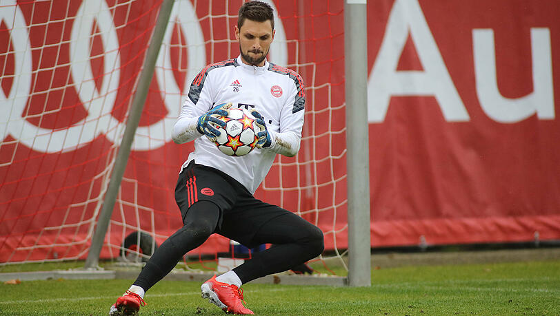 Rückkehrer Sven Ulreich im Training des FC Bayern. Rückkehrer Sven Ulreich im Training des FC Bayern.