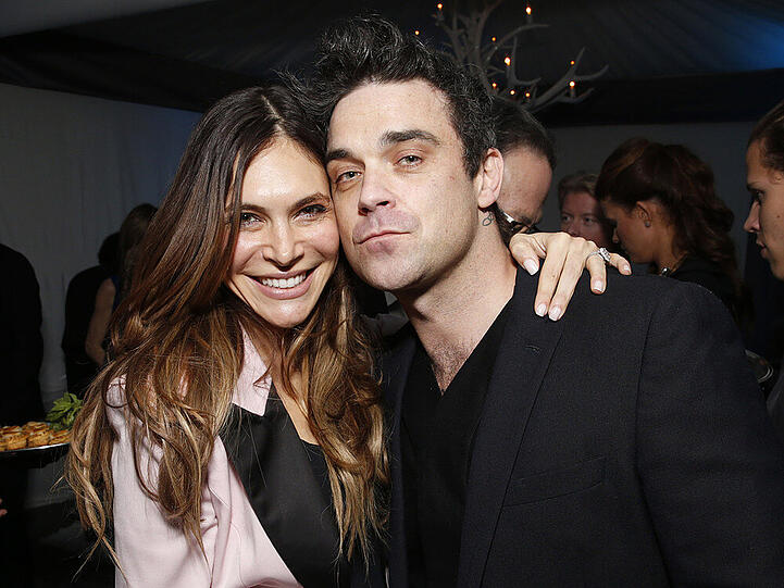 Ayda Field und Robbie Williams gemeinsam bei den Grammys 2013