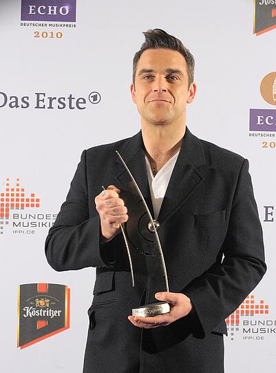 Der Sänger 2010 bei der Echo-Verleihung. Wesentlich schlanker.