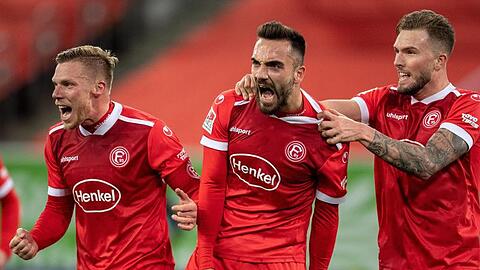 Fortuna Düsseldorf feierte druch einen später Treffer einen Sieg gegen Darmstadt 98.