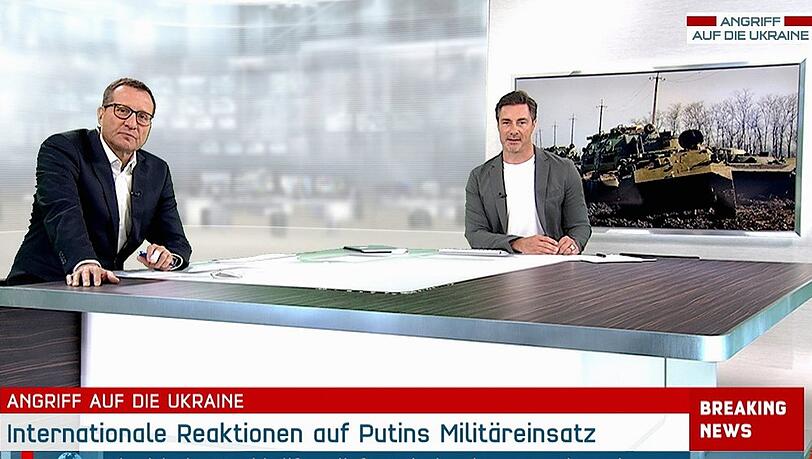 RTL und der Nachrichtensender n-tv berichten gemeinsam über den Ukraine-Krieg.
