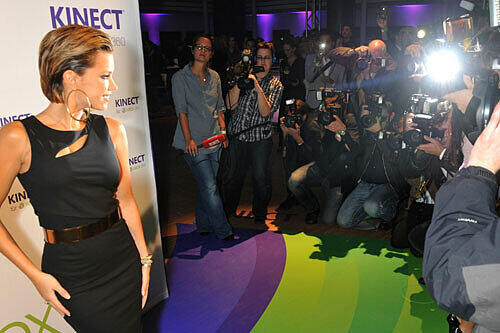 Sylvie van der Vaart: Blitzlicht am Stachus