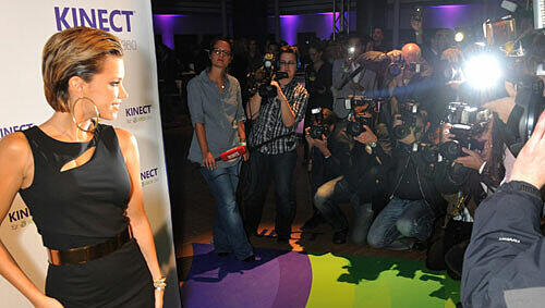 Sylvie van der Vaart: Blitzlicht am Stachus Sylvie van der Vaart: Blitzlicht am Stachus