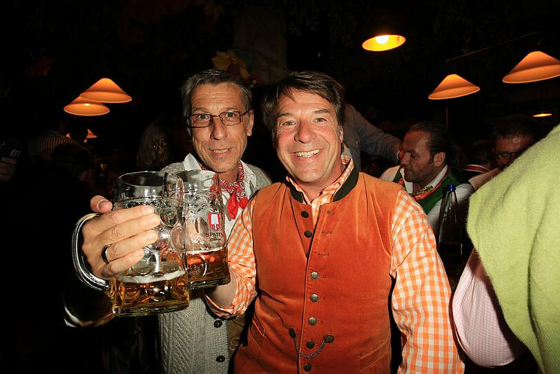 Patrick Lindner mit Lebensgefährten Peter Schäfer
