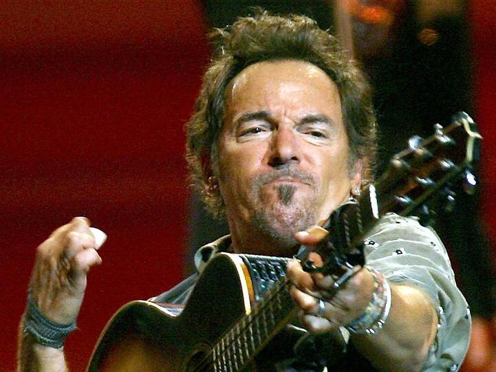 Bruce Springsteen 2006 bei einem Konzert in Hamburg.