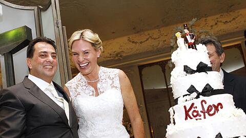 Hochzeitspaar: Stavros Kostantinidis und Saskia Greipl