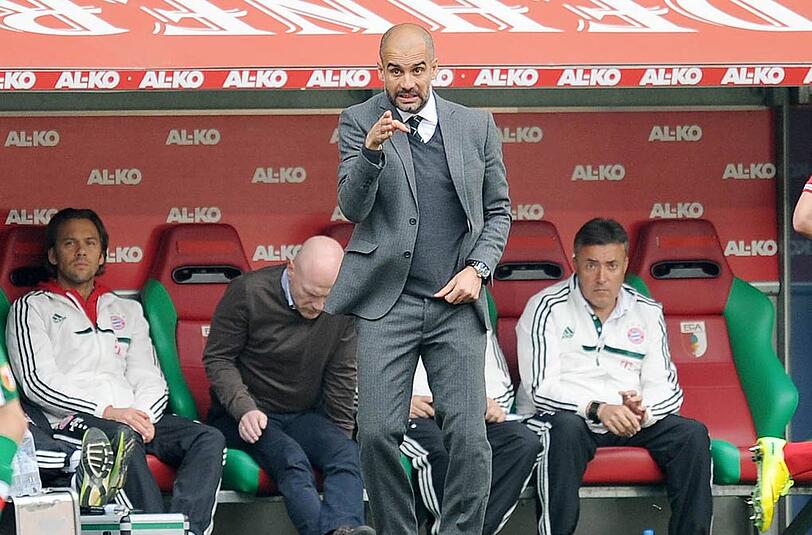 Pep Guardiola: Für den Bayern-Trainer geht es am Mittwoch im Spiel gegen Manchester United um "Tod oder Leben".