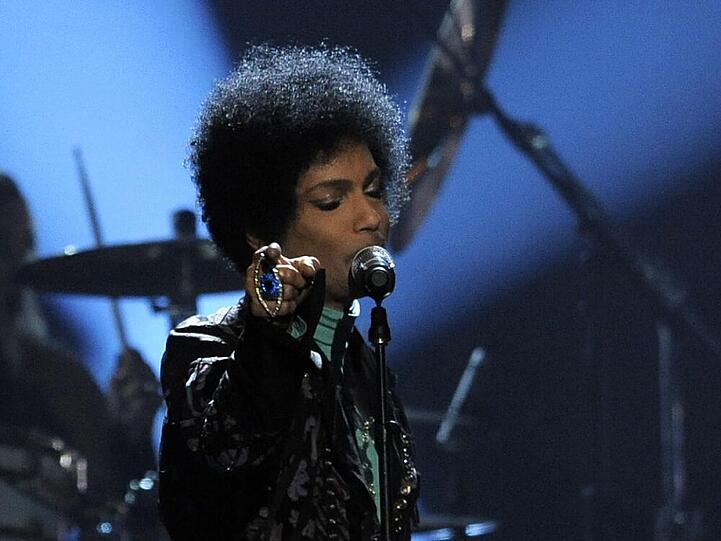 Prince bei einem Auftritt in Las Vegas im Mai