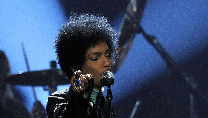 Prince bei einem Auftritt in Las Vegas im Mai Prince bei einem Auftritt in Las Vegas im Mai