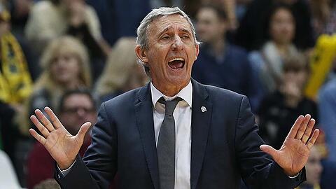 Bayern-Coach Svetislav Pesic: "Wir hatten viel Respekt vor Braunschweig angesichts ihrer Resultate zuletzt und ihrer guten Organisation im Spiel." (Archivbild)