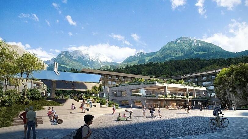 So könnte das geplante Luxushotel am Königssee aussehen.