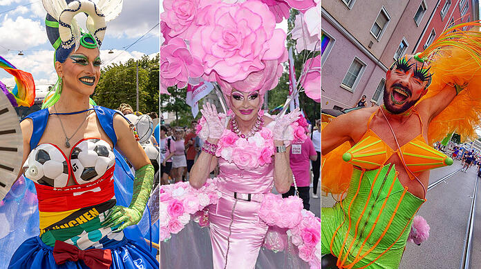 Schrill und bunt war die CSD-Parade 2025.