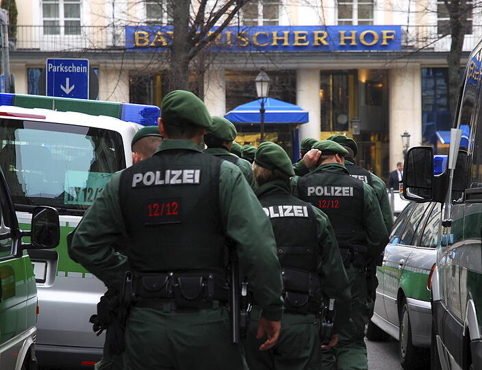 Alle Jahre wieder: massives Polizeiaufgebot zur Sicherheitskonferenz