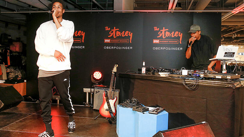 Impressionen vom Kick-Off der "The Storey Basement Sessions" im Oberpollinger.