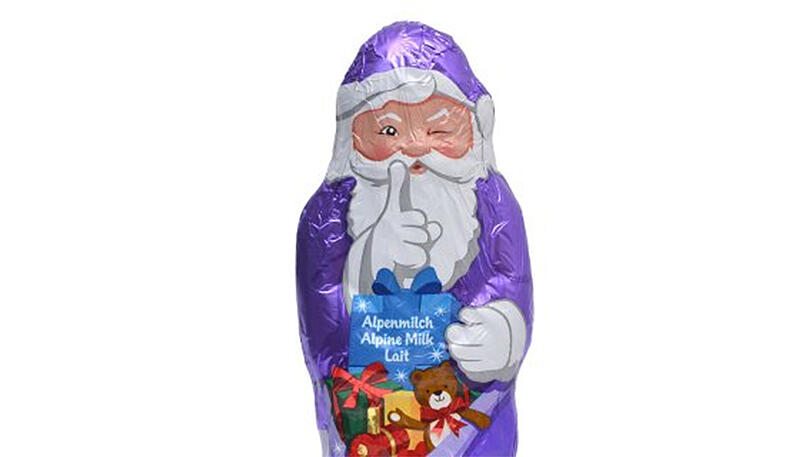 Kandidat 5: MILKA WEIHNACHTSMANN. Anbieter: Mondelez, Neue Füllmenge: 50 g (alt: 60 g), Preis: Gleich bei 1,19 Euro, Preiserhöhung: 20 Prozent.