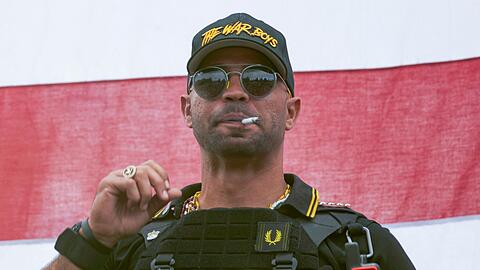 "Proud Boys"-Anführer Henry "Enrique" Tarrio bekam die längste Haftstrafe aller Beteiligten. (Archivbild)