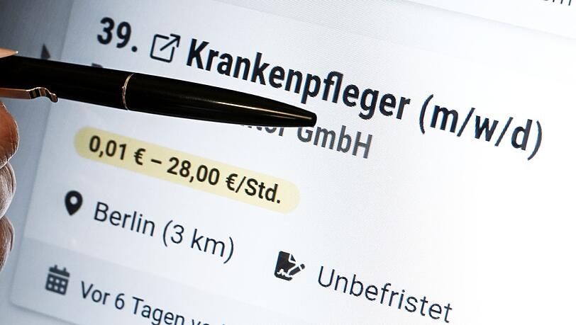 Konkrete Angaben zur Bezahlung fehlen in vielen Stellenanzeigen. (Symbolbild)