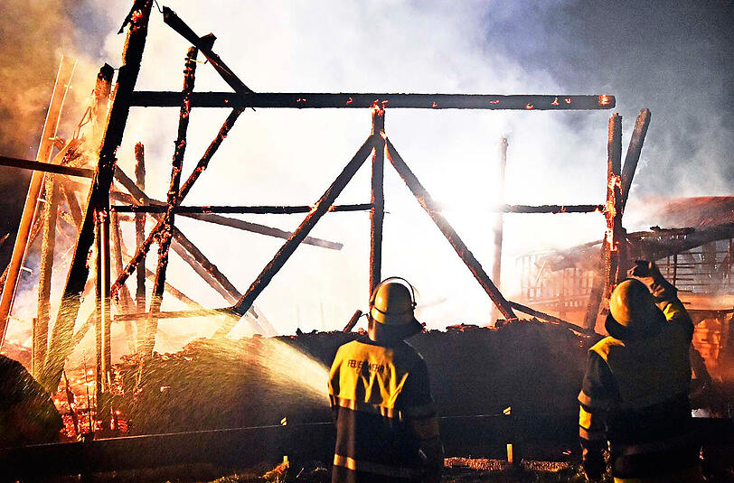 Am Mittwoch brannte in Glonn eine Scheune ab. Die Kripo geht von Brandstiftung aus.