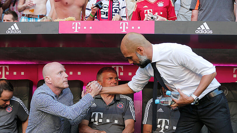 Sammer und Guardiola: Auch künftig Seite an Seite, oder beerbt der Sportvorstand den Trainer? Sammer und Guardiola: Auch künftig Seite an Seite, oder beerbt der Sportvorstand den Trainer?