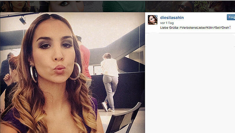 So sexy wirbt Sila Sahin auf Instagram für "Verbotene Liebe"